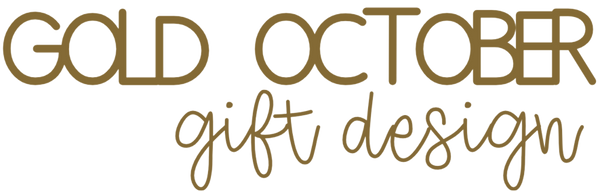 Gold October Gift Design